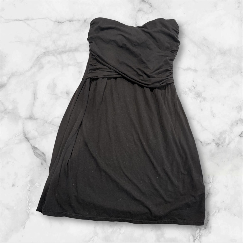 Victoria's Secret Black Strapless Dress